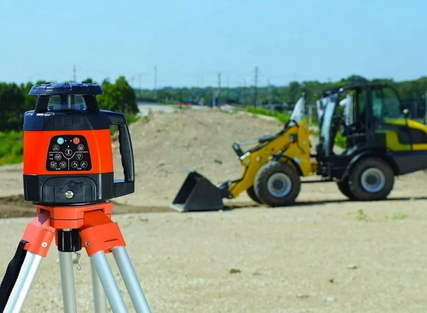 johnson electronic self-leveling horizontal and vertical rotary laser level