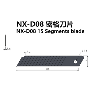 0.6mm 15 Segments Blade