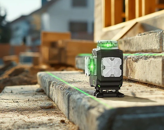 using a rotary laser level