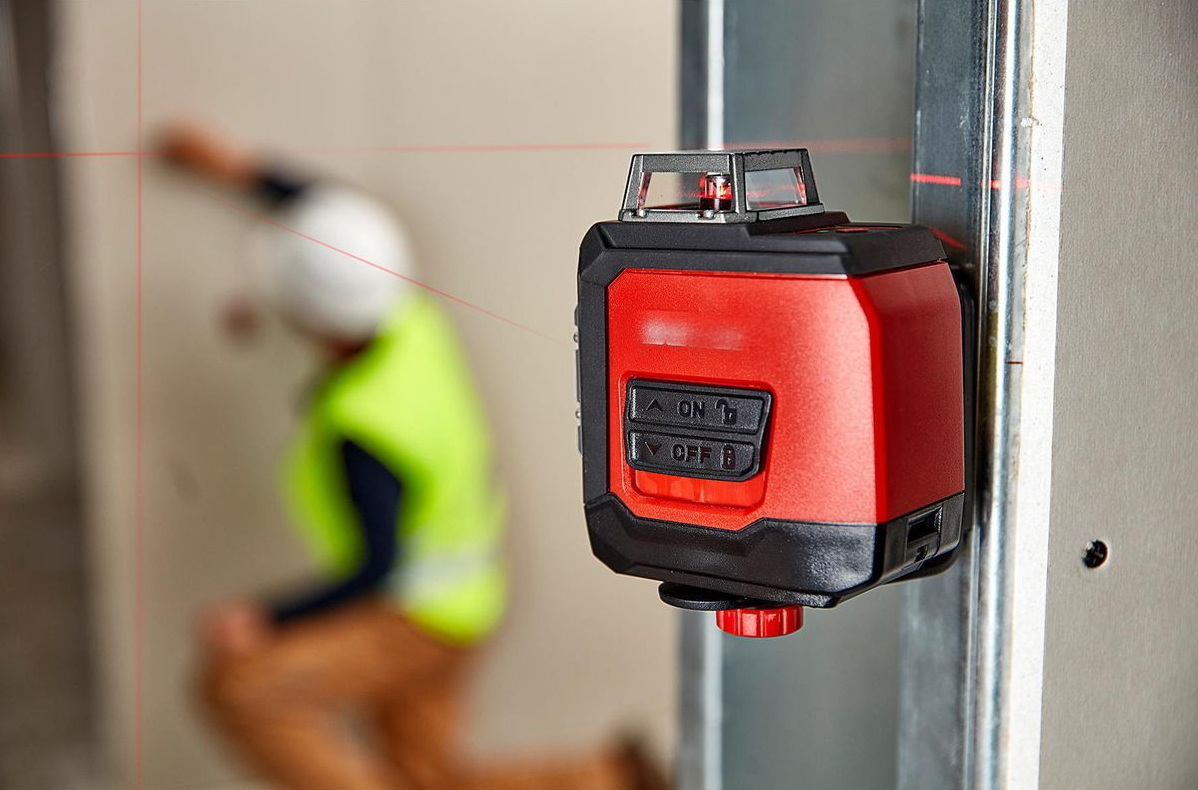 johnson level manual rotary laser level kit