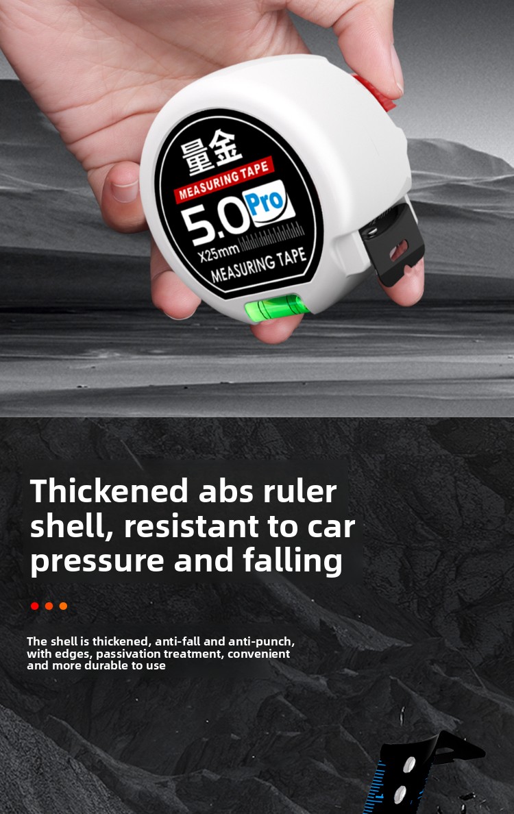 Measuring Tape with Lever Meter