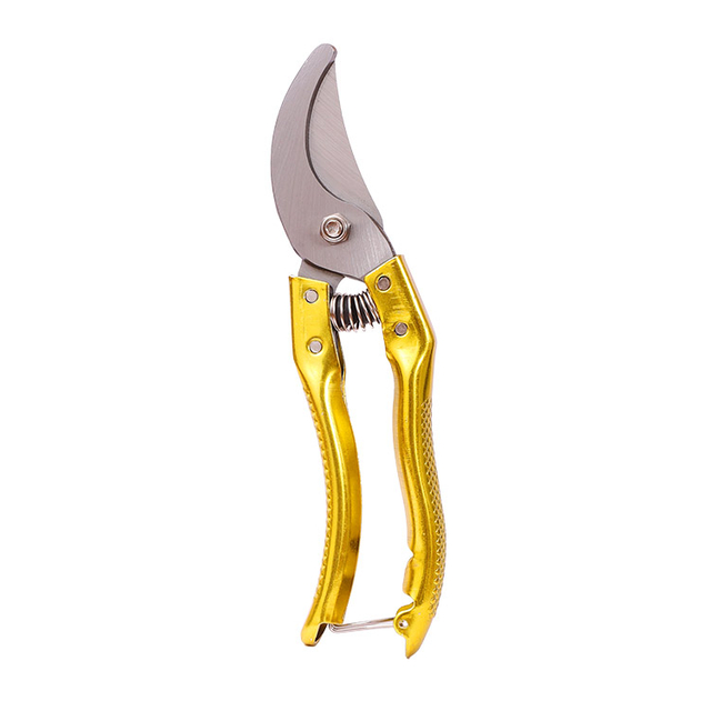 Garden Pruner with 65Mn Steel Blade And Electroplated Handle