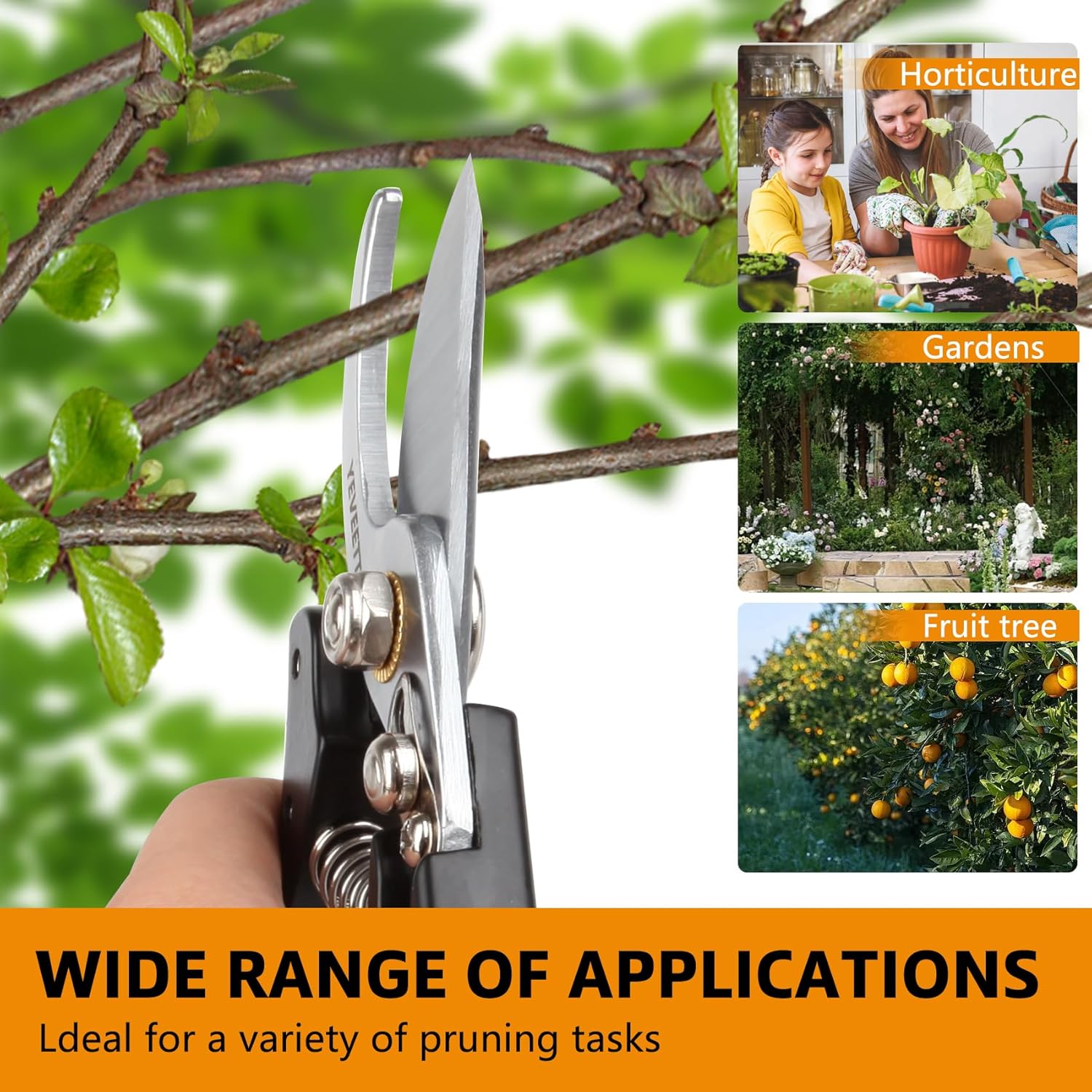 The use of garden shears in different scenarios can easily solve your cutting work.
