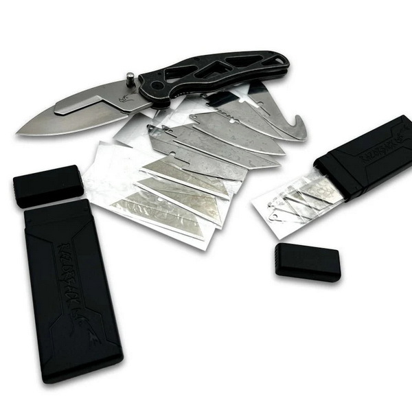 box cutter knife with blade interchangeable