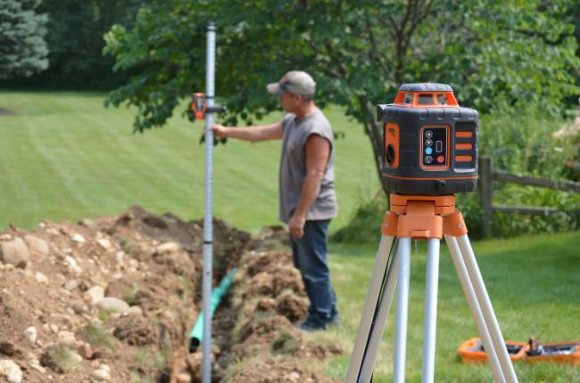 A Good Rotary Laser Level for Outside Use 2