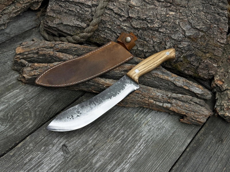 antique fixed blade hair cutter knife