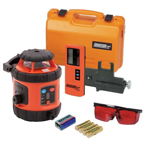 johnson self-leveling rotary laser level system