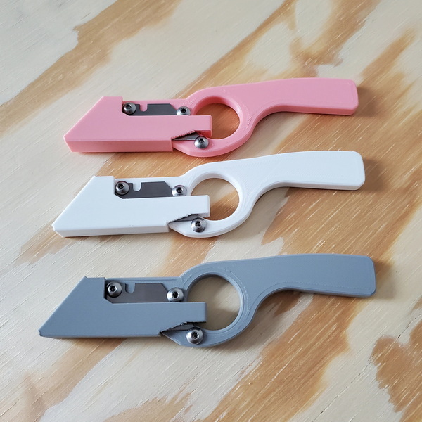 box cutter knife 3d model