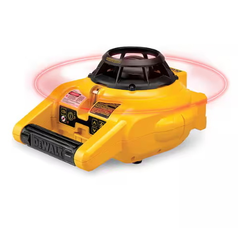 home depot yellow rotary laser level rental_1