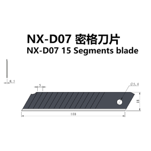 0.5mm 15 Segments Blade