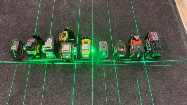rotary laser level green beam
