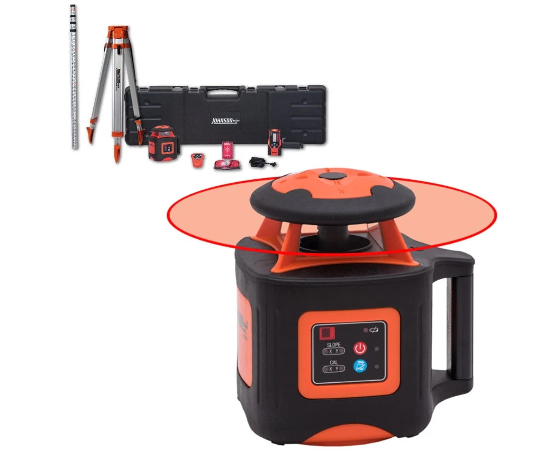 johnson rotary laser level kit instructions