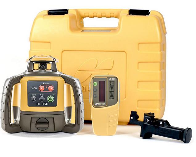 rotary laser level with receiver
