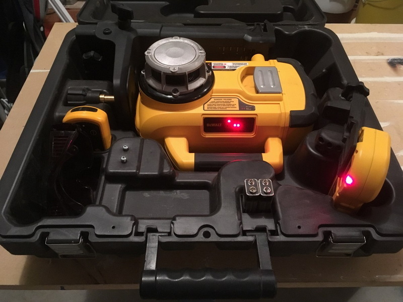 rotary laser level not spinning yellow_2