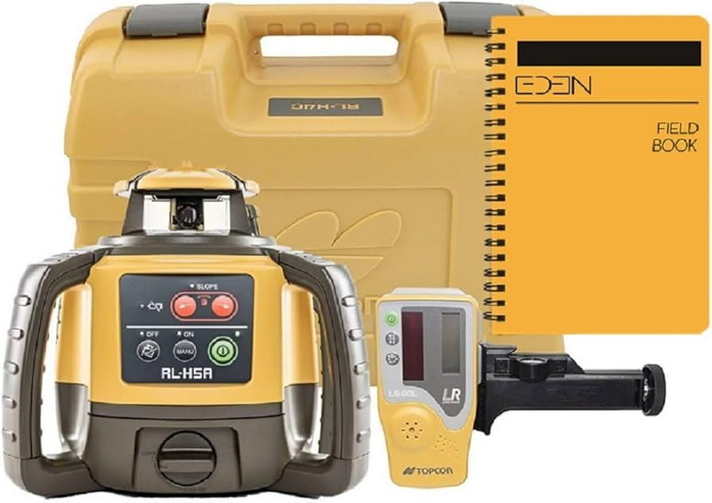 rotary laser level with slope