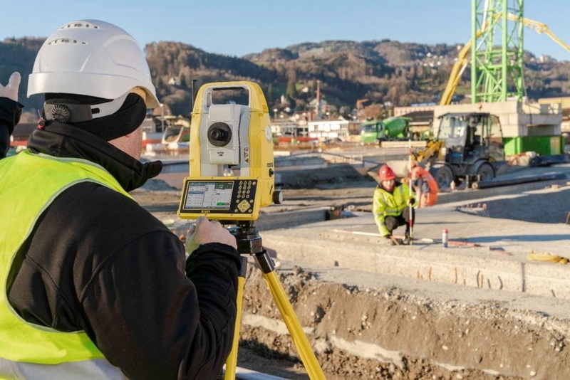 rotary laser level transit