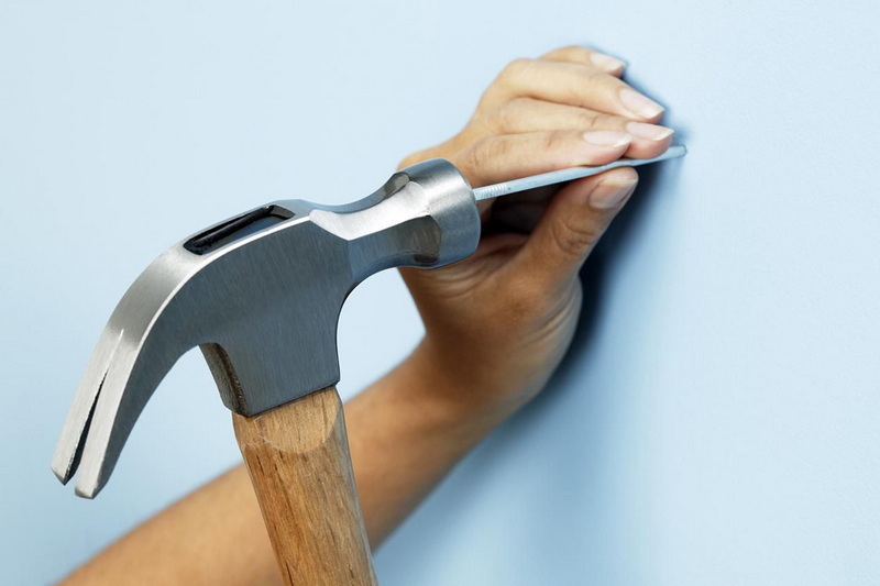 using hand tools