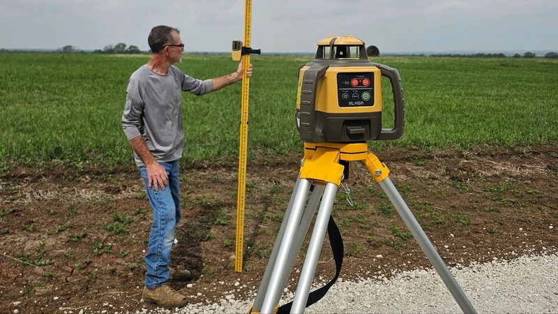 topcon yellow rotary laser level reviews_1