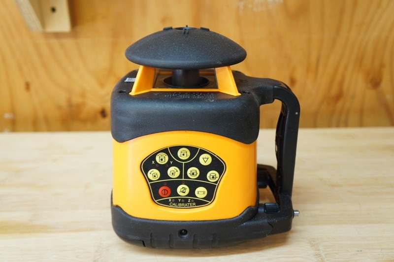 johnson rotary yellow laser level review_1