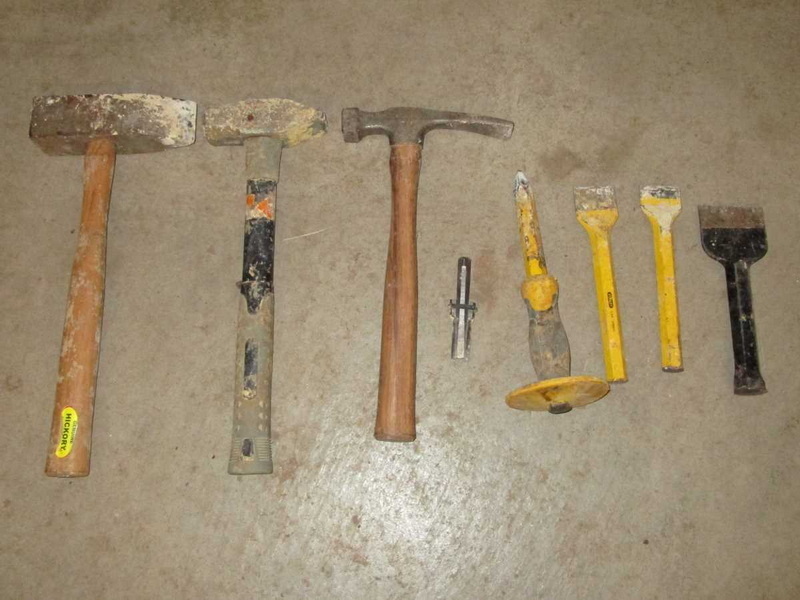 cut stone with hand tools