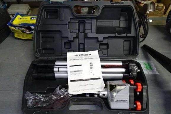 Use Pittsburgh Motorized Rotary Laser Level