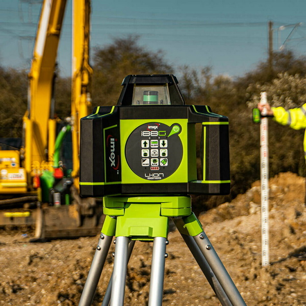 20-volt lithium-ion green rotary laser level