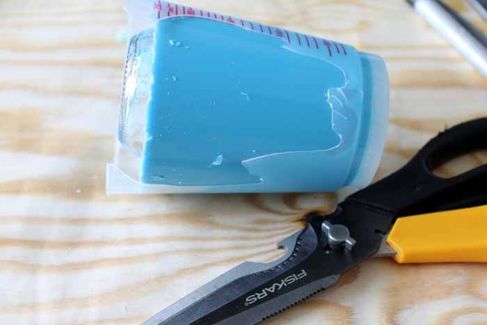 blue candle cutter knife