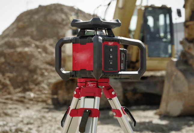 datum duo red beam self levelling rotary laser level