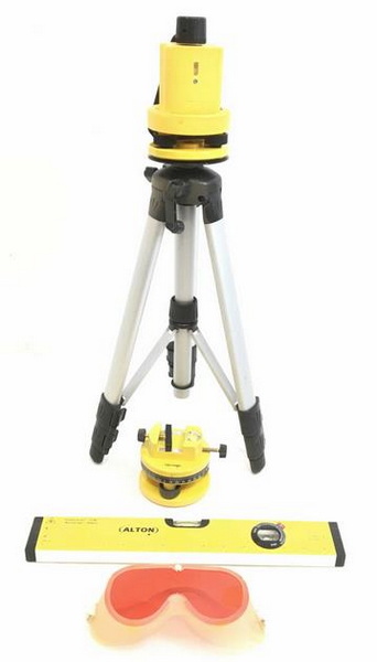 alton professional multi-beam & rotary laser level kit 1