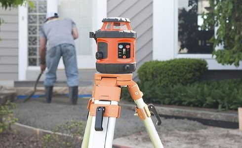 rotary laser level tripod